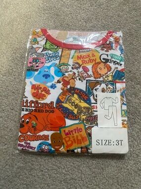 Vintage Cartoon Character Kids Bamboo Pajama